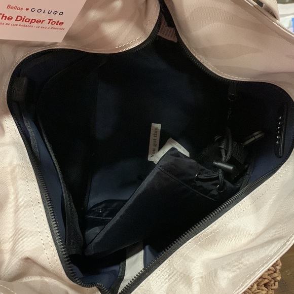 Colugo Diaper Tote on Dune Zebra - Picture 4 of 4